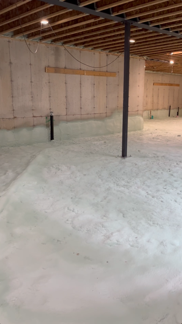 Why I Spray Foam Beneath Basement Slabs